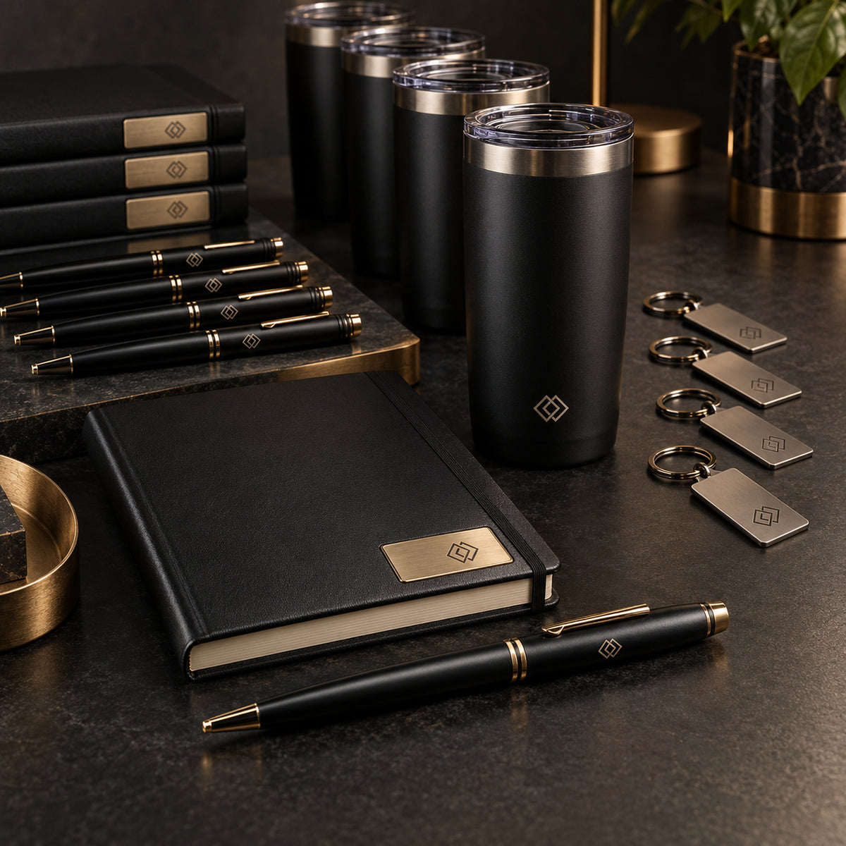 Corporate batch engraving on premium customer-supplied gifts