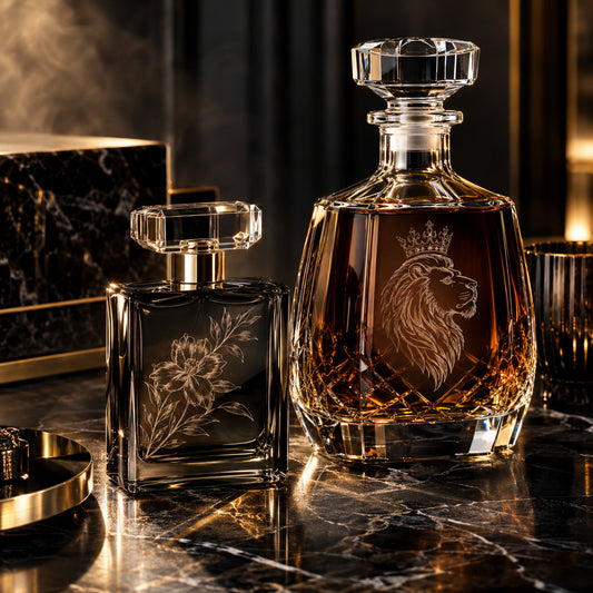 Personalised liquor bottle engraving