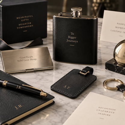 Premium corporate engraving gift set