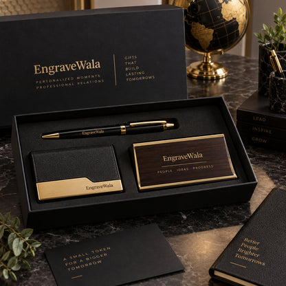 Luxury executive corporate engraving gift set