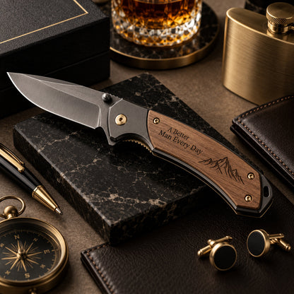 Detailed engraving on a premium everyday object