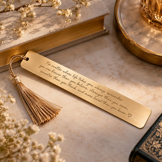 Long personalised message engraving on a premium keepsake