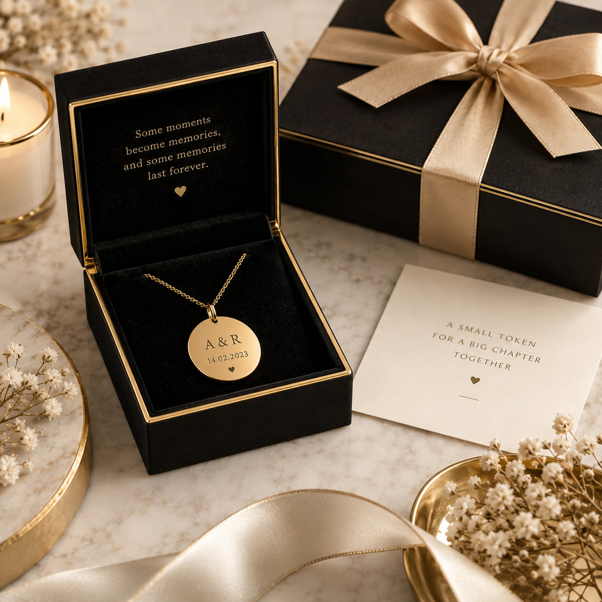 Premium keepsake with longer personalised message engraving
