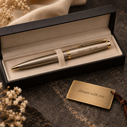 Short message engraving on premium keepsakes